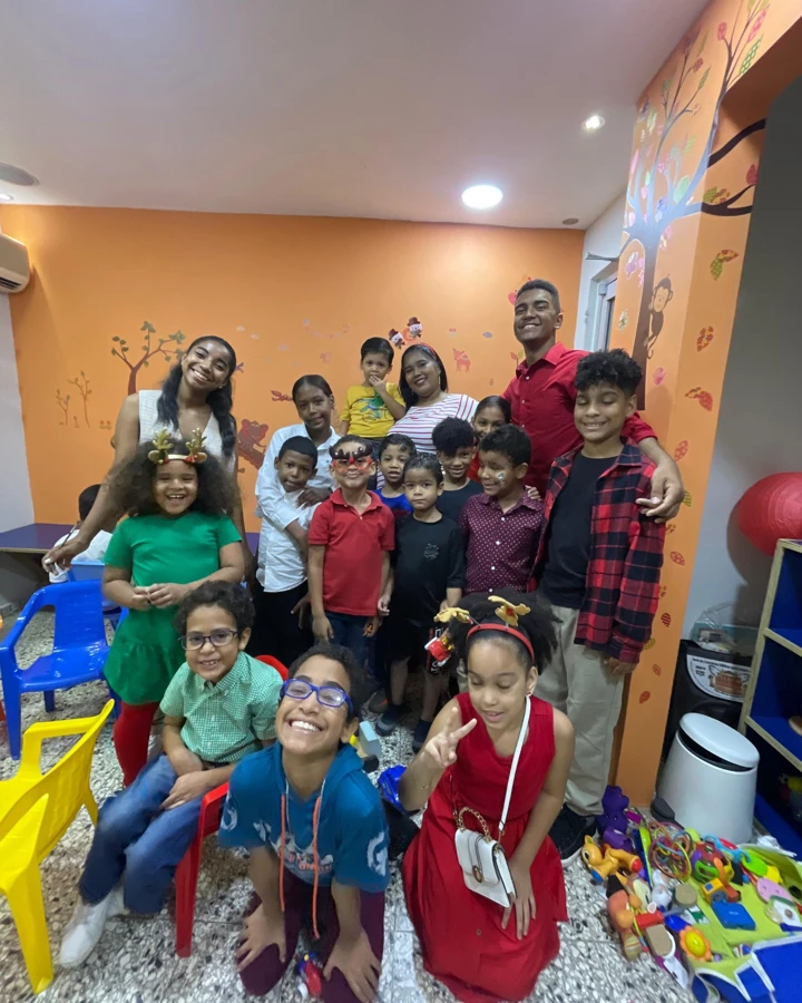 Los niños de la iglesia
