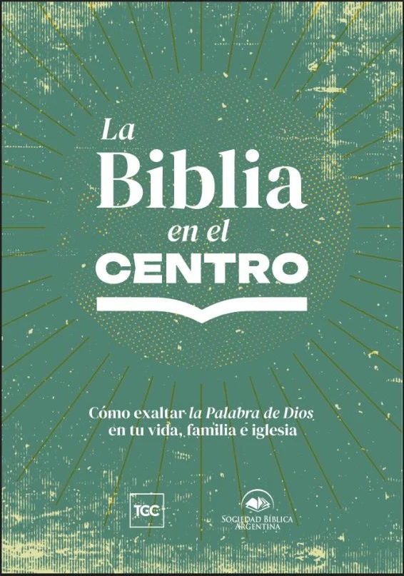 Portada de La Biblia en el centro