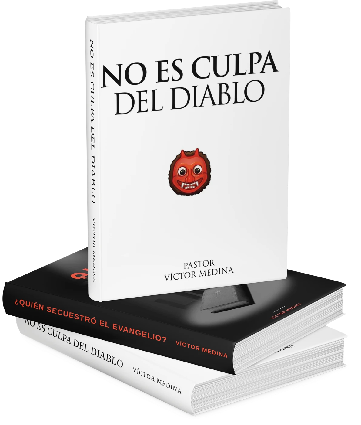 Los libros No es culpa del diablo y ¿Quién secuestró el Evangelio?, de Víctor Medina
